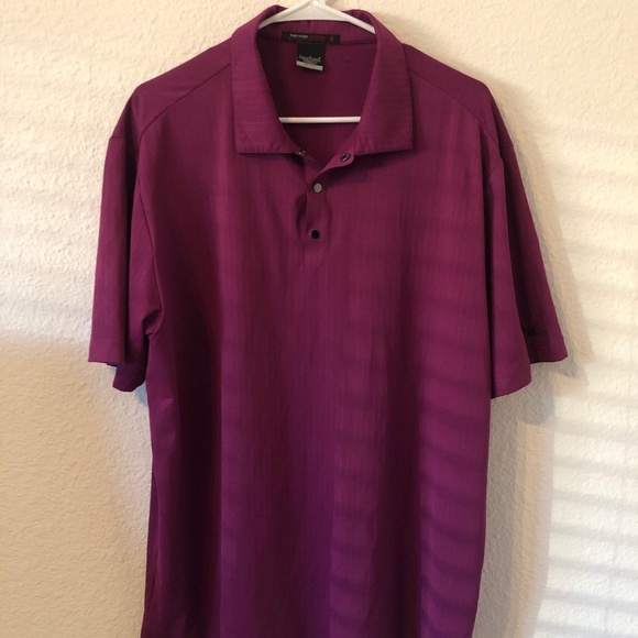 Nike Tiger Woods Collection Purple Polo Shirt - Picture 1 of 4